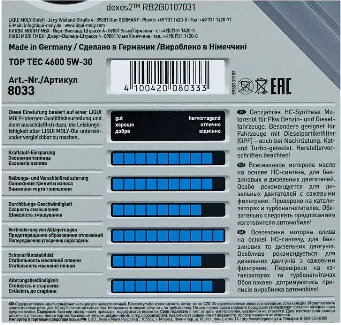 ТОП-30 лучших моторных масел на 2026 год (топ с учетом мнения экспертов и отзывов)