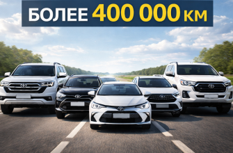 Самые надежные автомобили Toyota: модели, прошедшие более 400 000 км