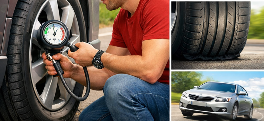 Поставили летние шины? Обязательно проверьте давление — это критически важно