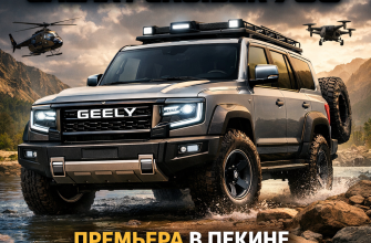 Geely Galaxy Cruiser 700 — новый гибридный внедорожник дебютирует в Пекине 2026