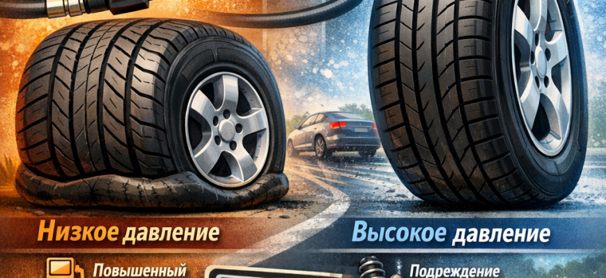 Почему нельзя качать шины до 2 атмосфер — правильное давление в колесах