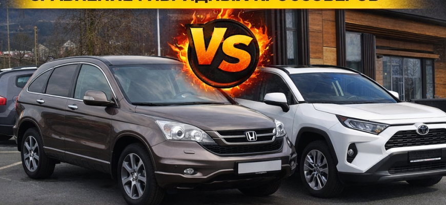 Honda CR-V или Toyota RAV4 гибрид: сравнение, цены на вторичке, что лучше купить