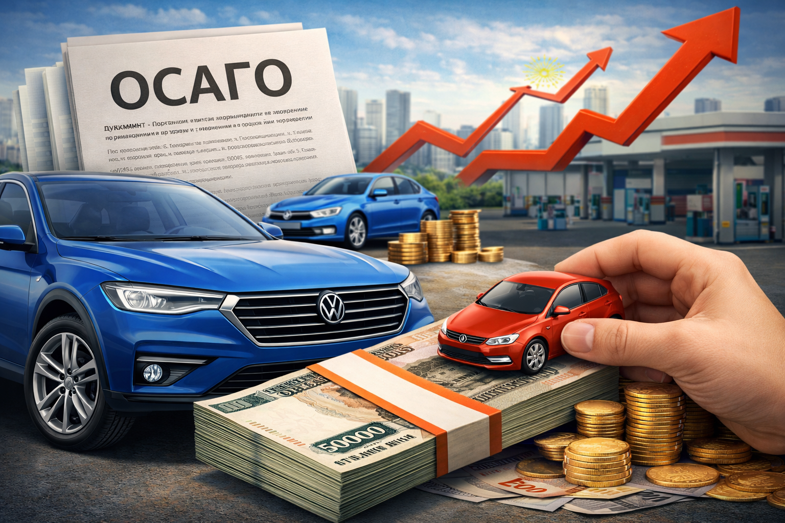ОСАГО 2026: рост стоимости страховки рост стоимости ОСАГО в 2026 году, страховка для автомобиля и увеличение расходов