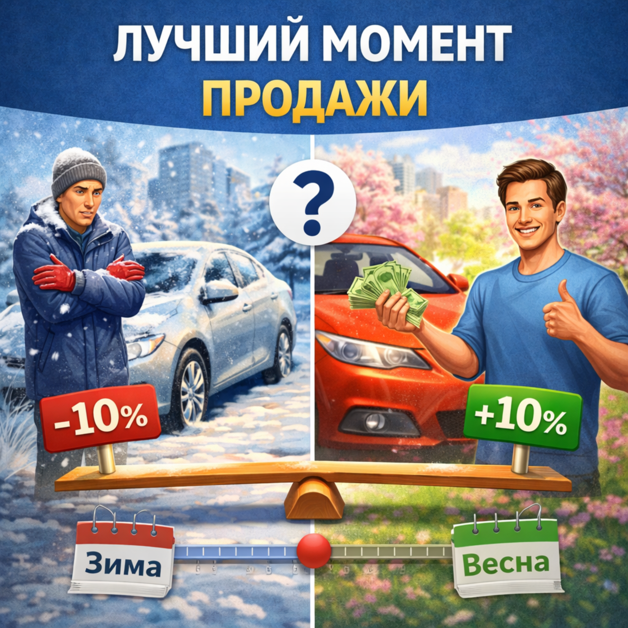 Лучший момент для продажи автомобиля Лучший момент для продажи автомобиля