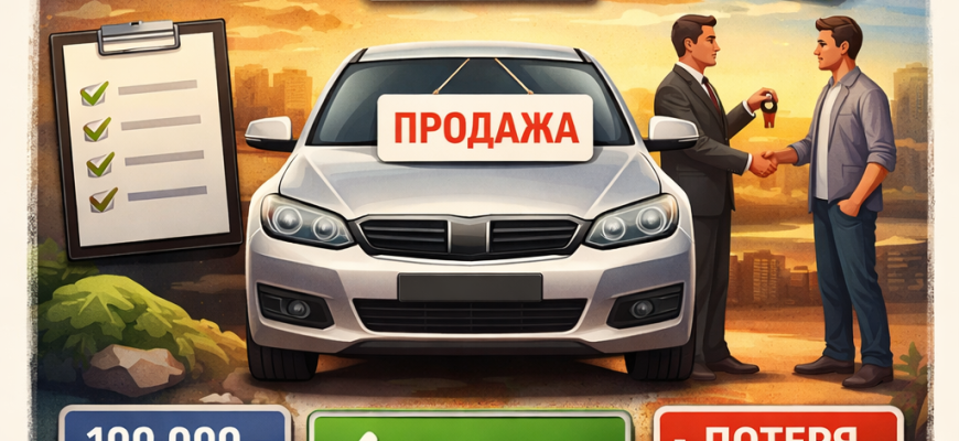 Продажа автомобиля и ключевые детали