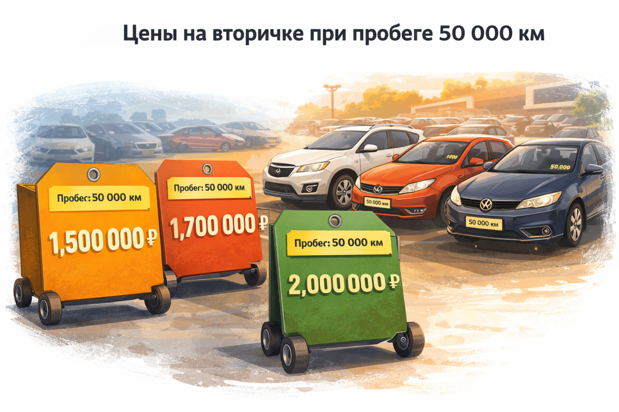 Цены на автомобили с пробегом 50 000 км цены на авто с пробегом 50000 км вторичный рынок