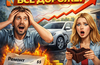 стоимость владения автомобилем в 2026 году рост расходов на авто ремонт топливо и обслуживание
