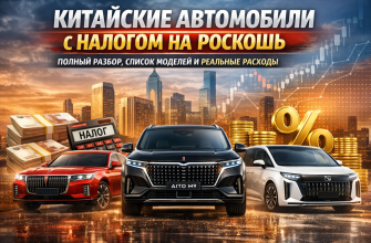 Китайские машины и налоги на роскошь