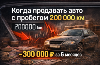 Когда продавать авто с пробегом 200 000 км