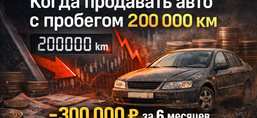 Когда продавать авто с пробегом 200 000 км