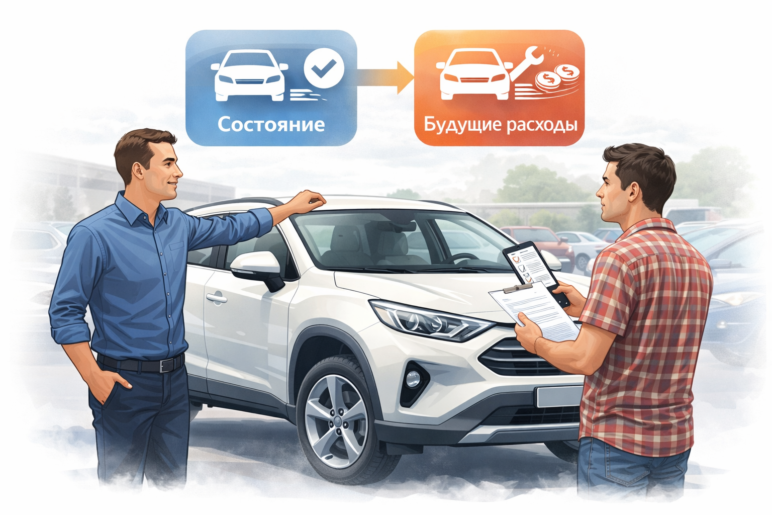 Торг при продаже автомобиля с пробегом — покупатель и продавец на вторичном рынке