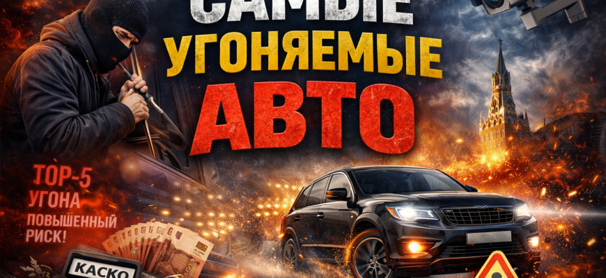 Самые угоняемые автомобили в России