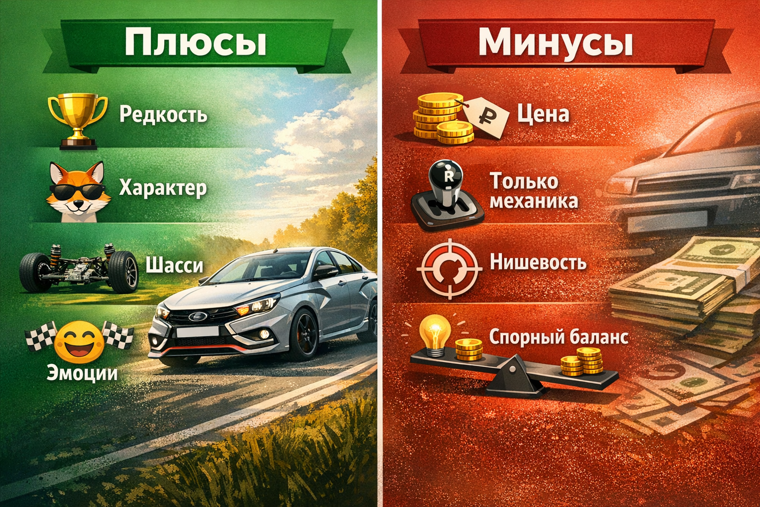 Плюсы и минусы Lada Vesta Sport Плюсы и минусы Lada Vesta Sport — цена, характер, шасси и компромиссы