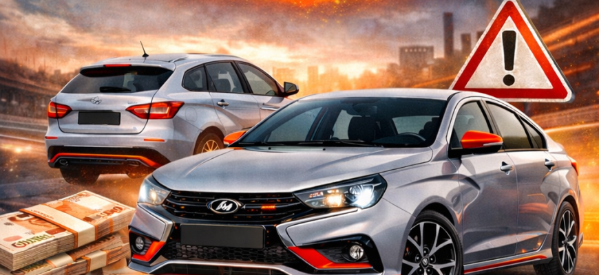 Lada Vesta Sport за 2 495 000 рублей в 2026 году