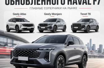 Названы конкуренты обновлённого Haval F7: с кем будет бороться кроссовер в 2026 году